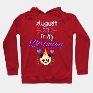 August 23 st is my birthday Hoodie